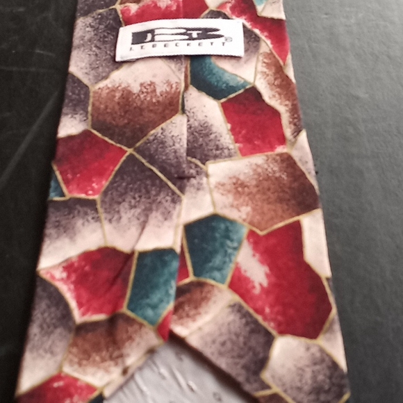 Tie 100% Italian Silk Multicolored - Picture 3 of 8